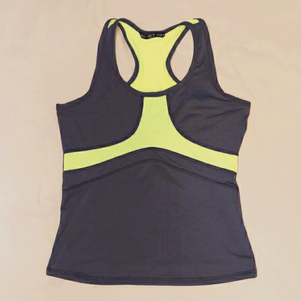 ‼️3 for $16‼️  Sky Racer-back Colorblocked Top